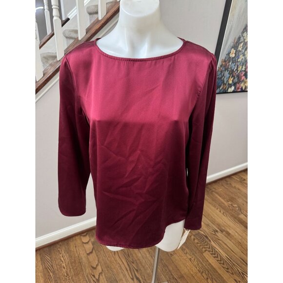 DONNI. Burgundy Blouse - Picture 3 of 5